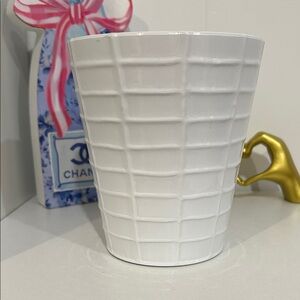 Target White Textured Grid Planter